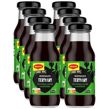 🍜 8er Pack Maggi Magic Asia Würzsauce Teriyaki für 17,97€ (statt 22€)