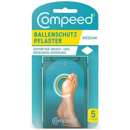 🦶🏻 5er Pack Compeed Ballenschutz Pflaster ab 4,71€ (statt 7€)