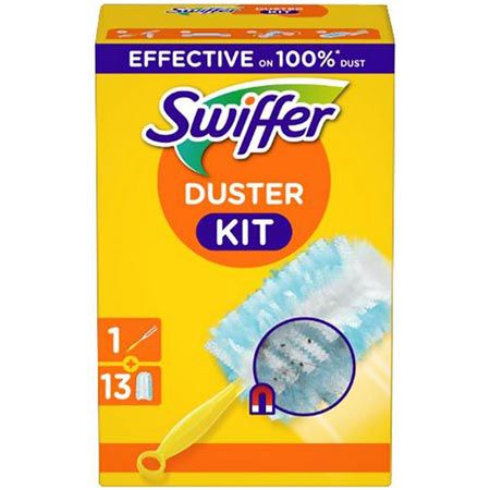 💨 Swiffer Staubmagnet Starter Set (1 Griff + 13 Tücher) ab 13,48€ (statt 17€)