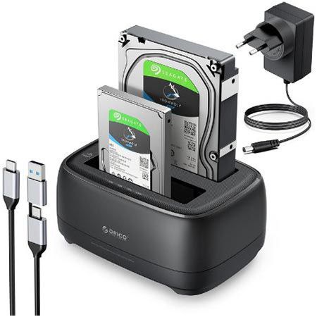 💾 ORICO DD28C3-C Festplatten Docking Station bis 40TB für 25,19€ (statt 42€)