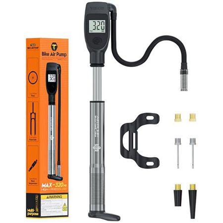 🚲 Tiakia Fahrradpumpe mit Digitalen Manometer für 19,98€ (statt 40€)