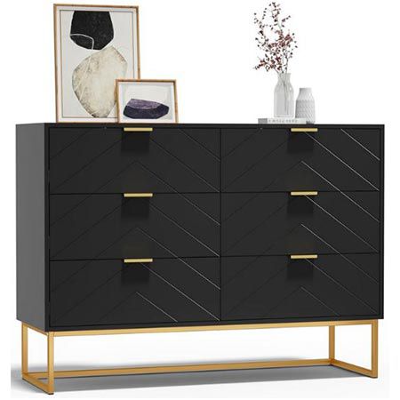UEV Kommode mit 6 Schubladen, 100x34x73,5cm für 125,99€ (statt 180€)