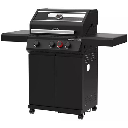🔥 Rösle Artiso G3 Nero Gasgrill mit 3+1 Brenner & Crispy Zone für 389,94€ (statt 480€)