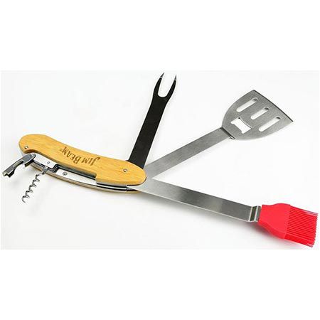 🥩 Jim Beam Klappbares Grillbesteck-Set, 5-teilig für 9,99€ (statt 24€)