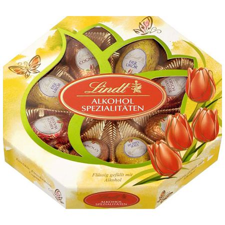 🍫 Lindt Schokolade Alkohol-Spezialitäten Eier, 144g ab 3,46€ (statt 7€)