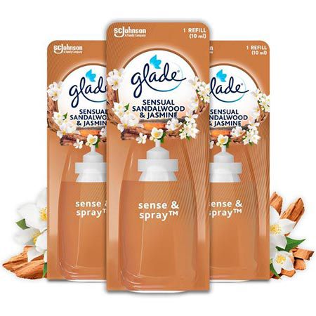 3er Glade Sense & Spray Sensual Sandalwood & Jasmine Nachfüller ab 5,76€ (statt 9€)