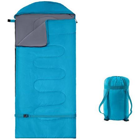 🏕️ Cotinse Camping Kinder Schlafsack, 150+30x75cm für 19,99€ (statt 40€)