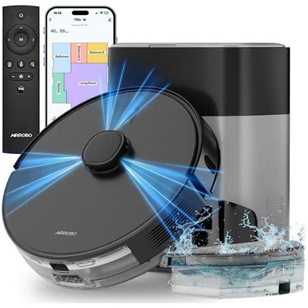 🧹 Airrobo T20+ Saugroboter mit Wischfunktion + Station für 197,59€ (statt 355€)