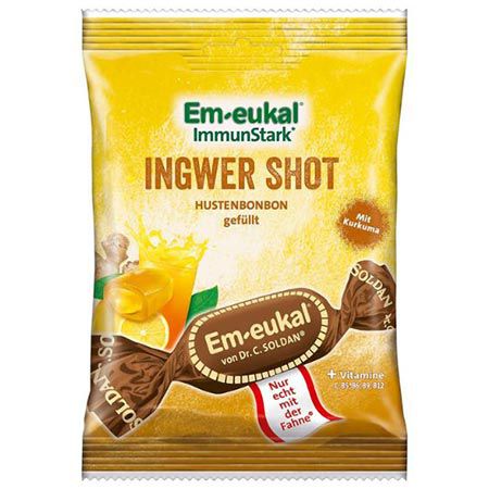 🍬 20er Pack Em-eukal Ingwer-Shot Hustenbonbon, je 75g für 29,74€ (statt 38€)