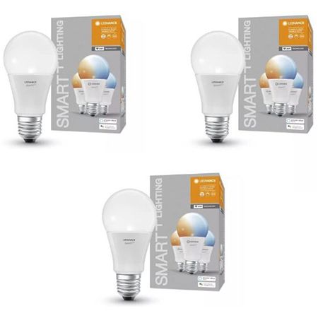 💡 3 x 3er Pack Ledvance E27 Smart+ LED Lampe mit WiFi für 19,99€ (statt 36€)