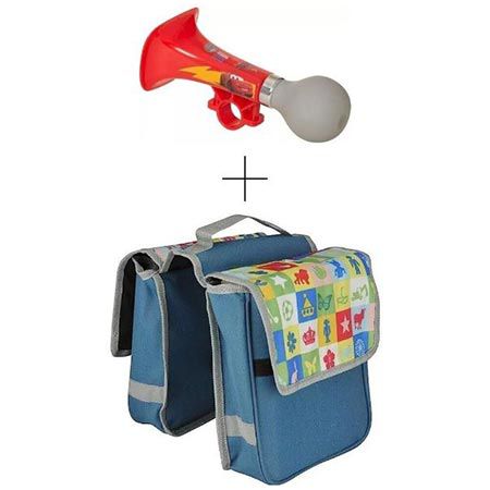 🚲 Fischer Kinder Fahrradtasche mit Flasche oder Hupe für je 9€ (statt 19€)