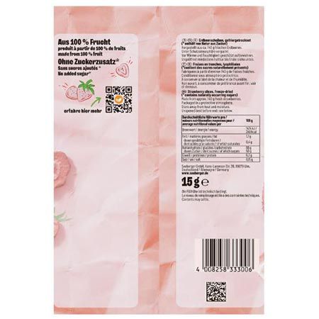 🍓 Seeberger Gefriergetrocknete Erdbeeren, 15g ab 1,70€ (statt 2,29€)