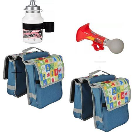 🚲 Fischer Kinder Fahrradtasche mit Flasche oder Hupe für je 9€ (statt 17€)