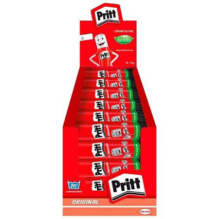 🏫 24er Pack Pritt Klebestift für Schule & Büro, je 22g ab 15€ (statt 21€)