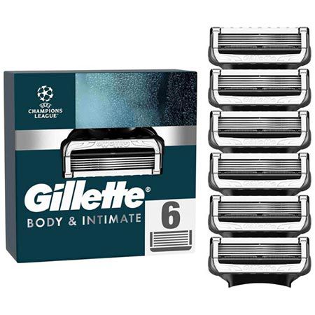 🪒 6er Pack Gillette Intimate Rasierklingen mit Gleitstreifen ab 20,99€ (statt 27€)