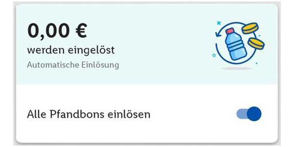 🍾 Digitaler Pfandbon: Lidl macht Einlösung per App möglich