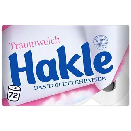 🧻 72 Rollen Hakle Traumweich Toilettenpapier 4-lagig für 29,88€ (statt 37€)