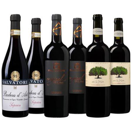🍷 6 Flaschen Rotwein im Holz ist Gold Weinpaket für 47,49€ (statt 77€)
