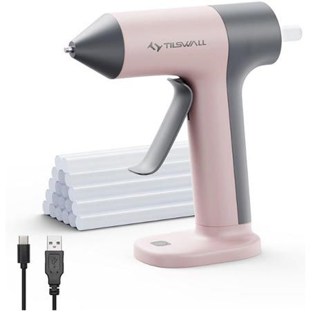 Tilswall Akku Heißklebepistole inkl. 20 Klebestifte für 14,87€ (statt 24€)