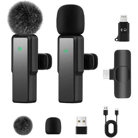 🎤 Koilboane M22 Lavalier Mikrofon Set mit Sender + Empfänger für 16,99€ (statt 30€)