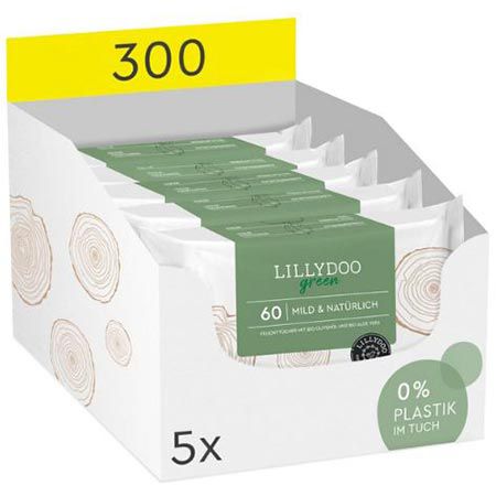 300er Pack Lillydoo Green Natürliche Feuchttücher ab 10,28€ (statt 15€)