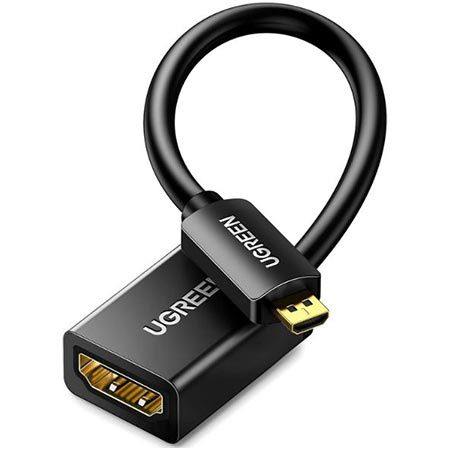 UGREEN Micro HDMI auf HDMI Adapter, 4K 60Hz, 20cm für 6,64€ (statt 8€)