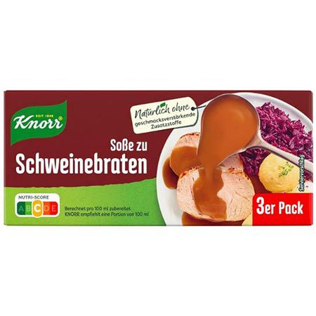 15 x 3er Pack Knorr Soße zu Schweinebraten ab 16,79€ (statt 24€)