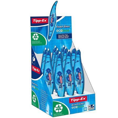 10er Pack Tipp Ex Korrekturroller Exact Liner, 6m x 5mm für 18,23€ (statt 28€)