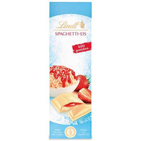 🍫 Lindt Schokolade Spaghetti Eis, 100g Tafel für 2,35€ (statt 4€)