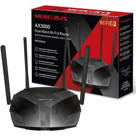 🛜 eBay: 50% Rabatt auf Mercusys Netzwerktechnik – z.B. MR3000X Router für 21€ (statt 41€)