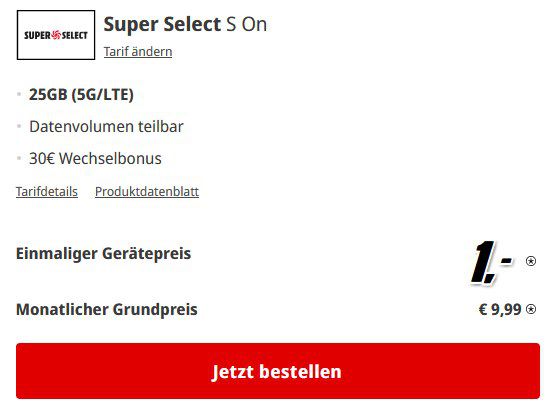 Eff mit Gewinn ‼️ Honor 400 lite 256GB für 1€ + o2 25GB Allnet Flat für 9,99€