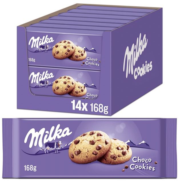 🍪 14x Milka Choco Cookies mit Schokoladenstückchen für 23,99€ (statt 42€)