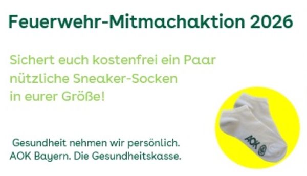 🧦 AOK Bayern: Sneaker Socken gratis
