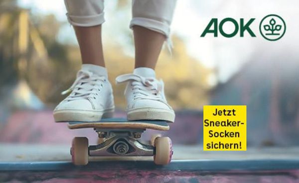 🧦 AOK Bayern: Sneaker Socken gratis