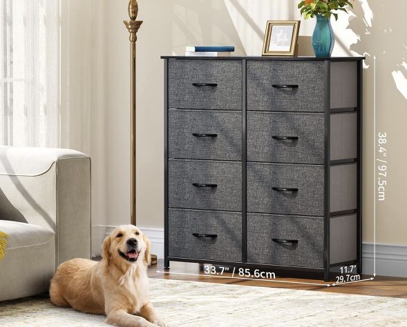 YITAHOME Kommode mit 8 Stoffschubladen für 44,72€ (statt 64€)