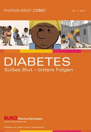 Bukopharma: Gratis Kinder Comic   Diabetes: Süßes Blut – bittere Folgen