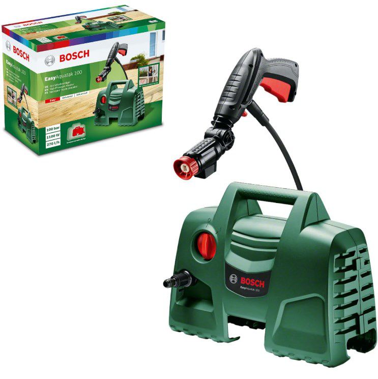Bosch EasyAquatak 100 Hochdruckreiniger 360° für 54,99€ (statt 67€)