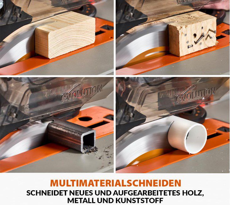 Tischsäge Evolution Power Tools R255TBL+ für 390,99€ (statt 460€)