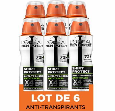 Schnell!? 6 x L’Oréal Paris Men Expert Shirt Protect Deodorant Spray für 7,40€ (statt 18€)