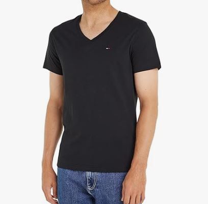 Tommy Jeans T-Shirt Kurzarm, V-Ausschnitt ab 17,95€ (statt 30€)