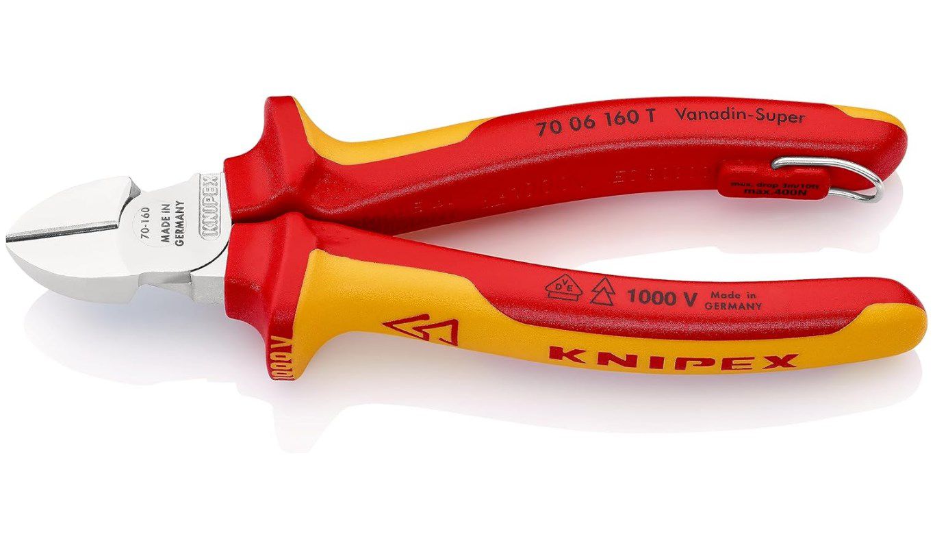 KNIPEX Seitenschneider verchromt 160mm 7006160T für 23€ (statt 35€)