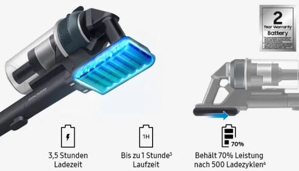 Samsung Akku Handstaubsauger Jet 75E Wet&Clean für 269€ (statt 299€)