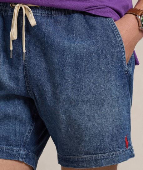 Polo Ralph Lauren Shorts Polo Prepster aus Denim für 95,99€ (statt 159€)
