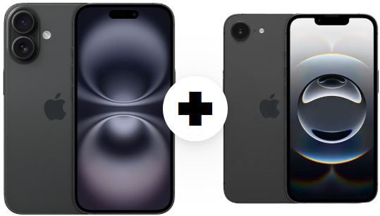 🍏📱 Apple iPhone 16 + iPhone 16e für 444€+ 2x o2 100GB für 49,98€ mtl. +100€ Bonus