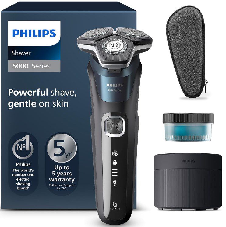 Philips Shaver Series 5000 (S5889/50) mit SkinIQ Technologie für 89,99€ (statt 139€)