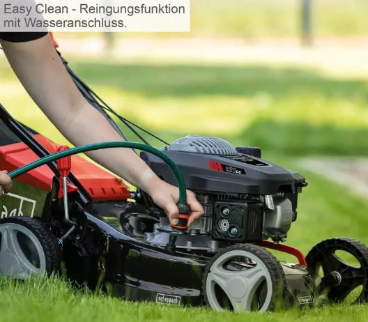 Scheppach Benzin Rasenmäher RM420   42cm + Öl & 2. Messer für 134,95€ (statt 159€)