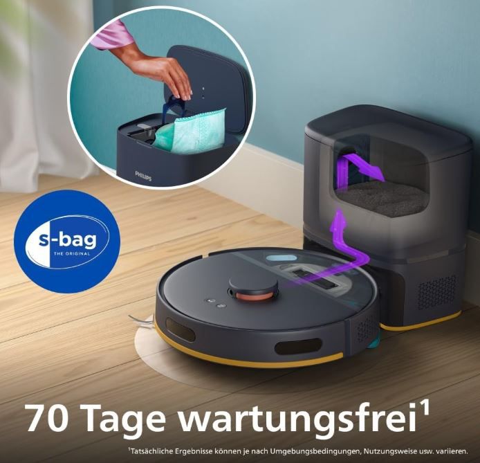 Philips XU2100/20 Wisch  & Saugroboter mit 3 Liter Behälter für 257€ (statt 337€)