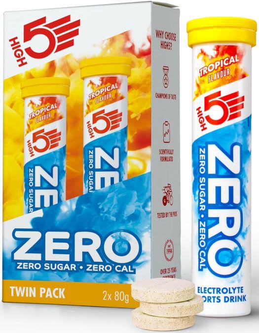 HIGH5 ZERO Elektrolyte Ohne Zucker 2 x 20 Portionen ab 6,29€ (statt 10€)