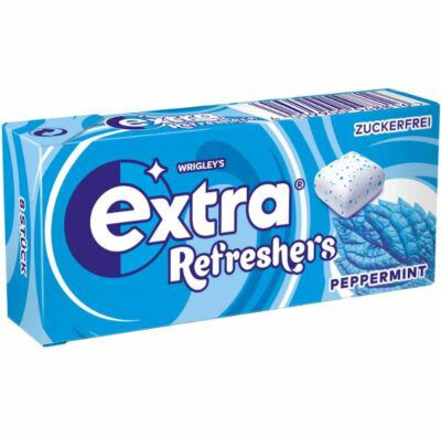 Extra Refreshers Kaugummi zuckerfrei, Pfefferminz 12 x 8 Dragees ab 7,70€ (statt 12€)