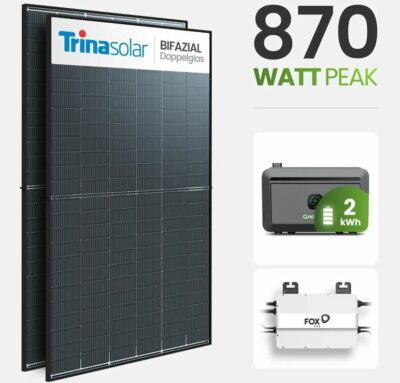 Tepto 870W Balkonkraftwerk +2kWh Speicher + 800W Wechselrichter ab 785€